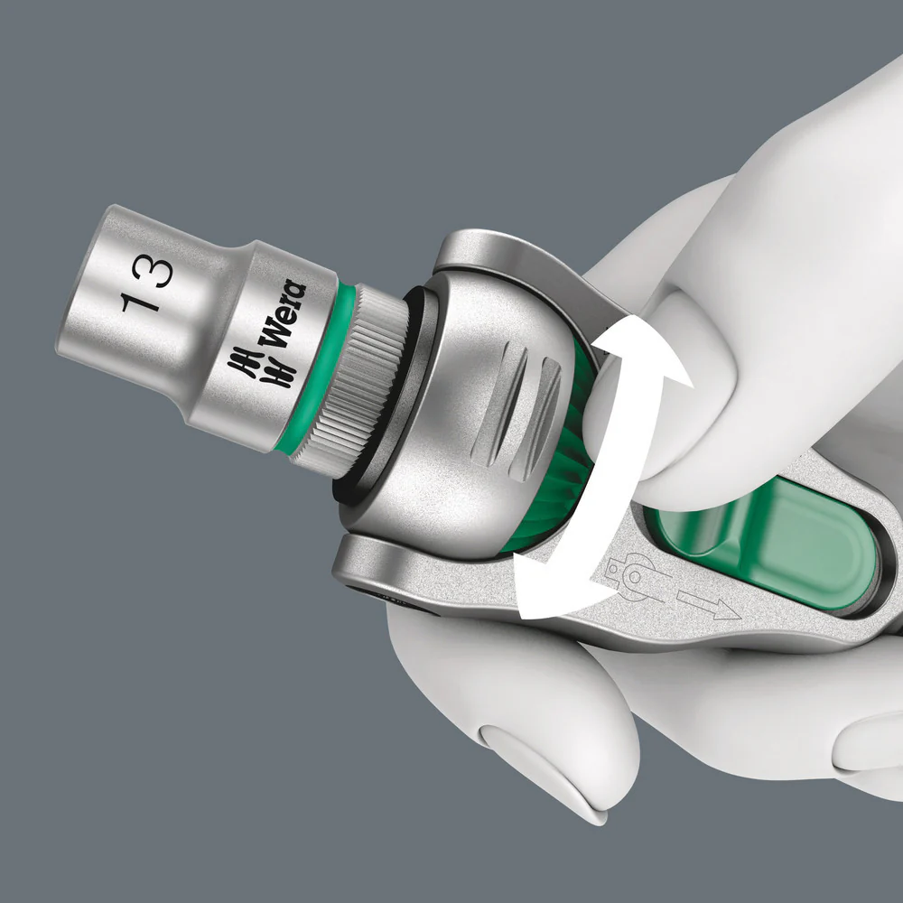 Wera 05004076001, 8100 SC 6 ZYKLOP SPEED RATCHET SET, 1/2" DRIVE, METRIC, 28 PIECES - Image 2