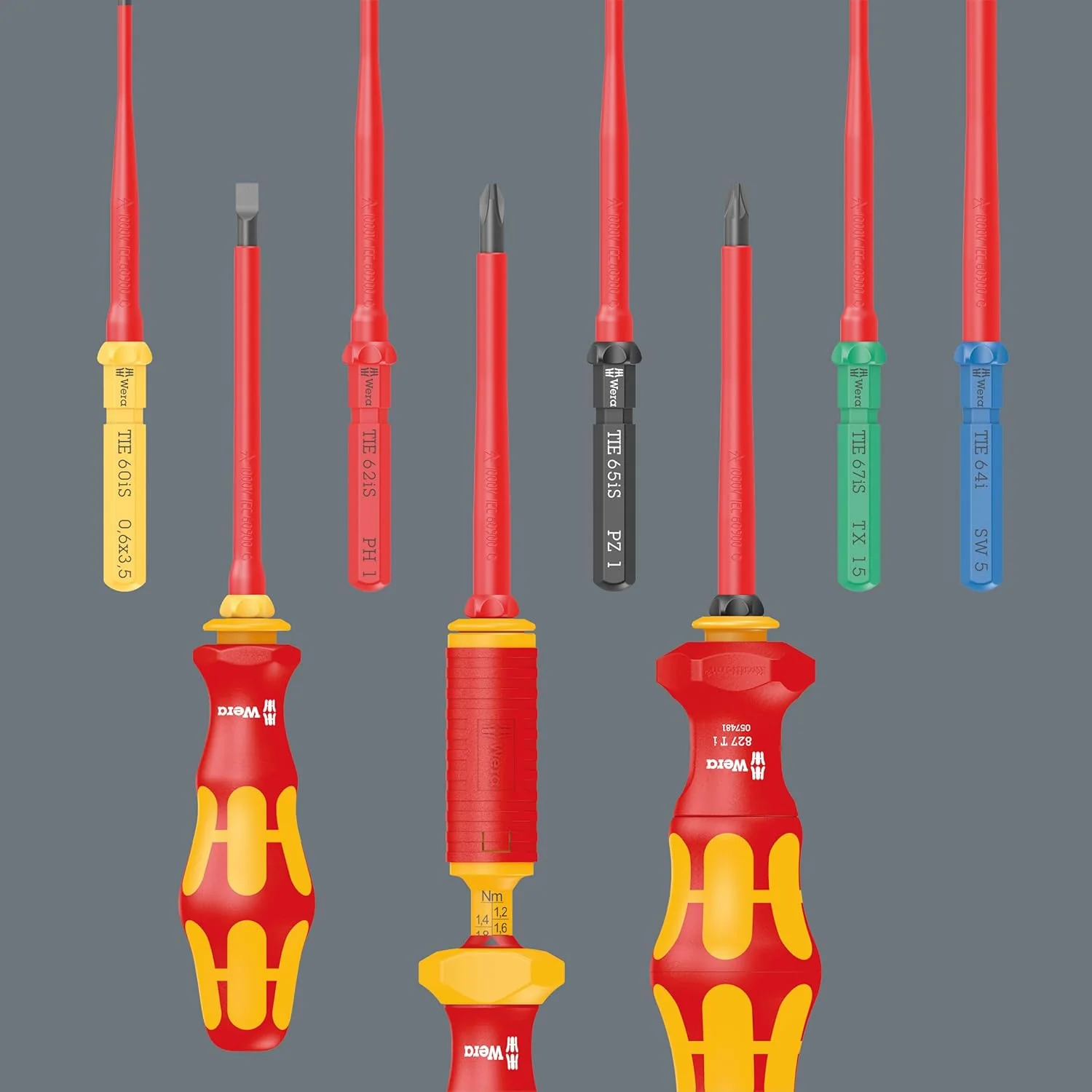 Wera 05006611001, Kraftform Kompakt VDE 17 Universal 1 Tool finder, 17 pieces - Image 4