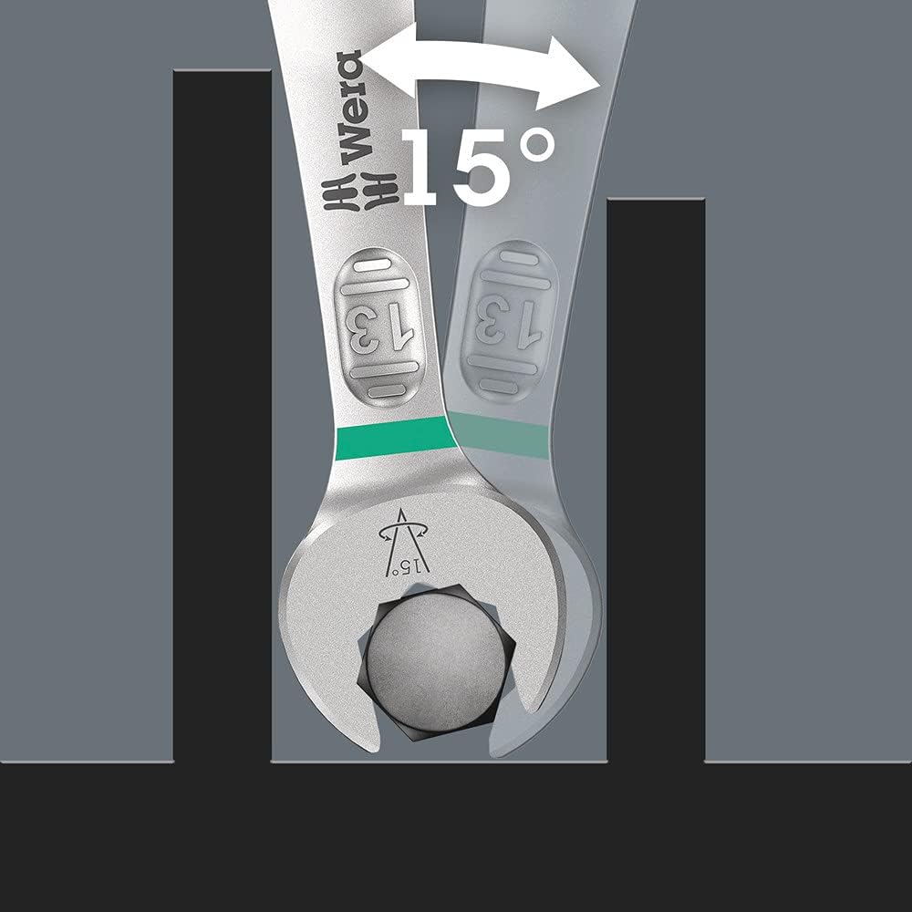 Wera 05020231001, 6003 JOKER 11 SET 1 COMBINATION WRENCH SET, 11 PIECES - Image 4