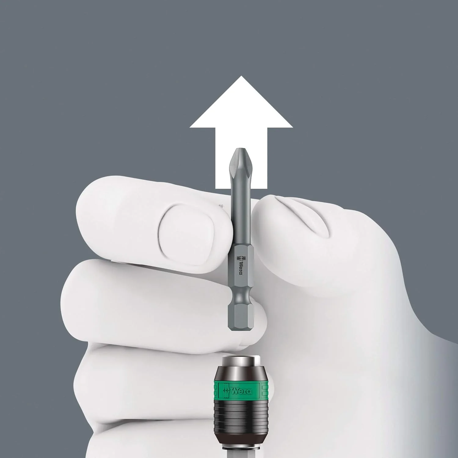 Wera 05051493001, 838 RA-R M Bitholding screwdriver with ratchet functionality, 1/4", 1/4" x 123.5 mm - Image 8