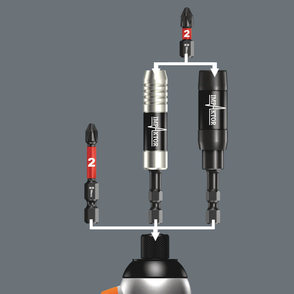 Wera 05073972001, 868/4 IMP DC SB IMPAKTOR SQUARE-PLUS BITS, # 3 X 50 MM - Image 4