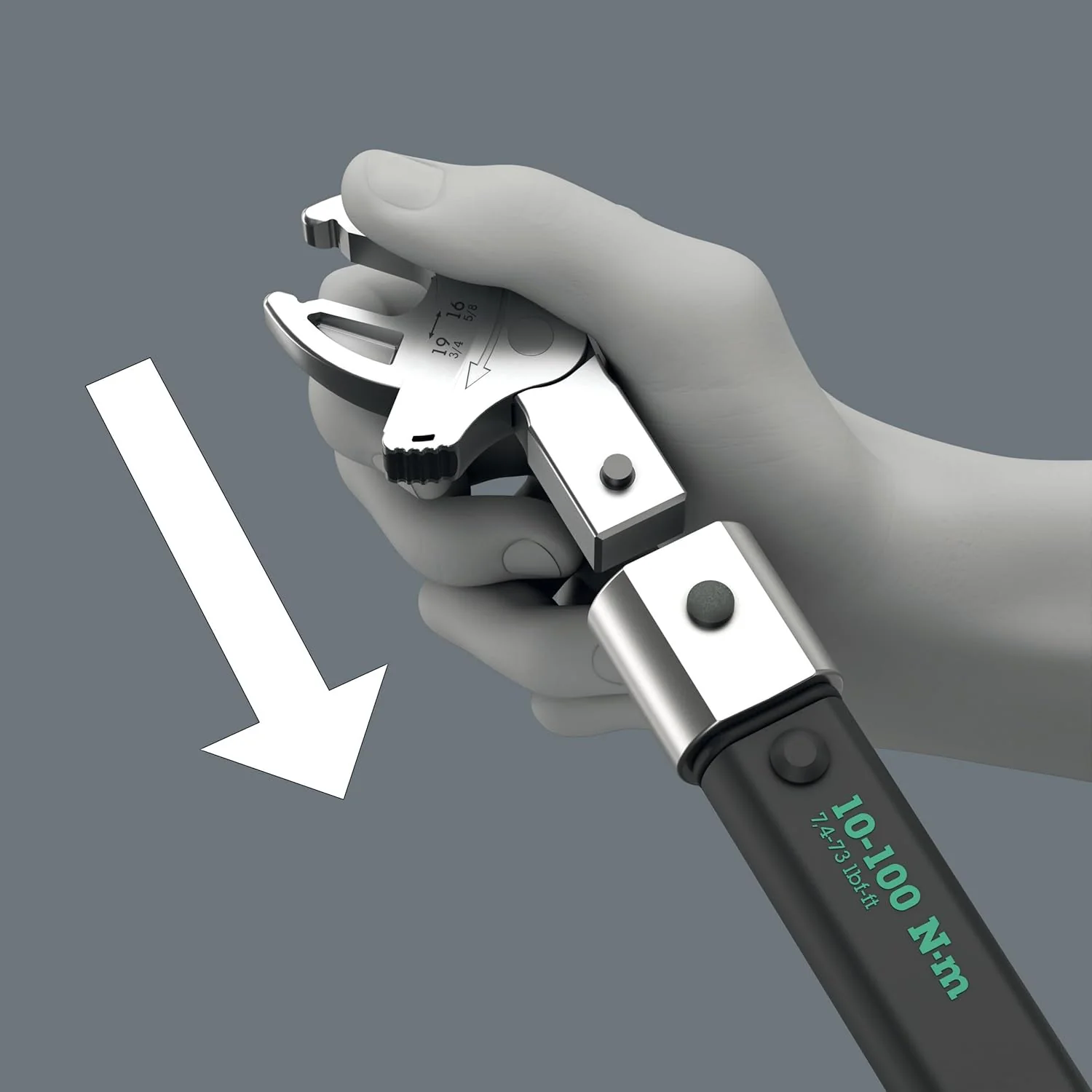 Wera 05136076001, 9530 Torque wrench set for heat pumps/air conditioning, 4 pieces - Image 3